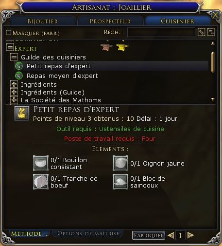 Le Seigneur des Anneaux Online - Les guildes d'artisans