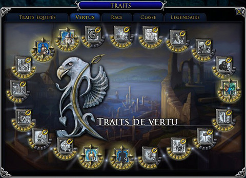Le Seigneur des Anneaux Online - Les traits de vertu