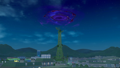 La Tour Prismatique est encore en danger et elle est cette fois-ci sur le point de se faire absorber par une faille dimensionnelle. Avec toute la ville, accessoirement. La Tour Prismatique est encore en danger et elle est cette fois-ci sur le point de se faire absorber par une faille dimensionnelle. Avec toute la ville, accessoirement.