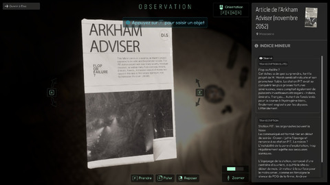 Cthulhu: The Cosmic Abyss - Preview de Cthulhu: The Cosmic Abyss - un aperçu des profondeurs en surface