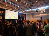Le stand JOL, pendant la pr�sentation Blood Bowl
