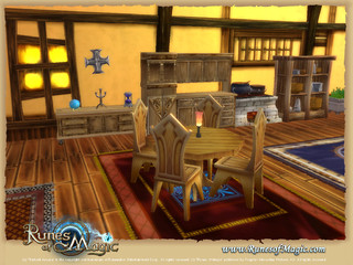 Un intérieur de maison de joueur dans Runes of Magic Un intérieur de maison de joueur dans Runes of Magic