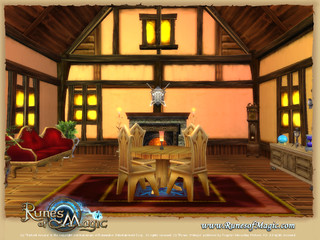 Un intérieur de maison de joueur dans Runes of Magic Un intérieur de maison de joueur dans Runes of Magic