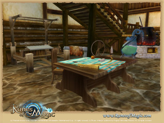 Un intérieur de maison de joueur dans Runes of Magic Un intérieur de maison de joueur dans Runes of Magic