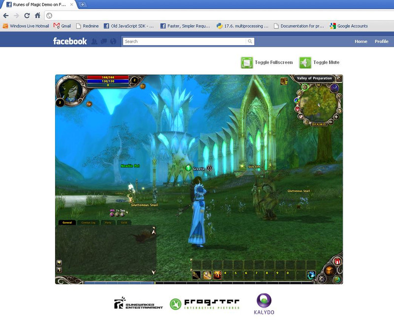 Runes of Magic jouable depuis Facebook