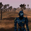Un NC �quip� en armure renforc�
