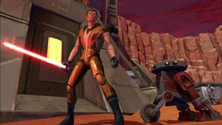 Un sith et une unité droïd Un sith et une unité droïd