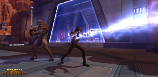 Un Sith utilisant la Force Un Sith utilisant la Force