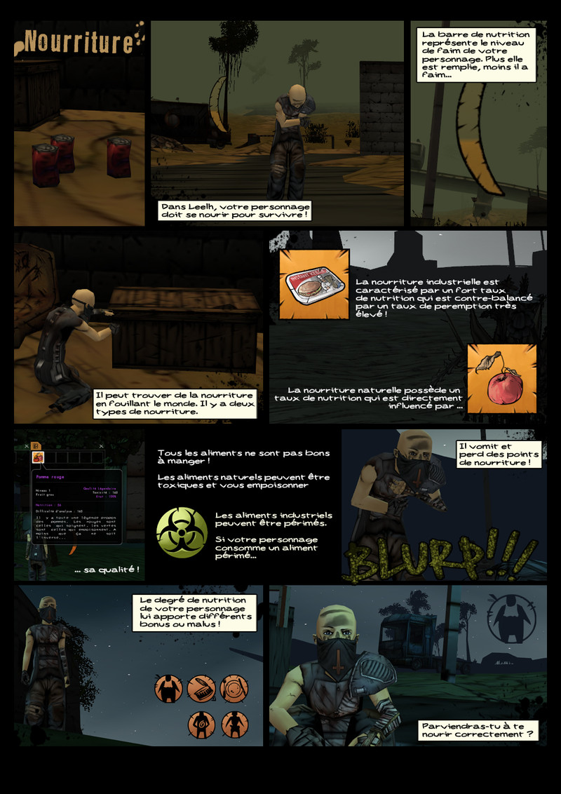 Tutoriel BD : la nourriture