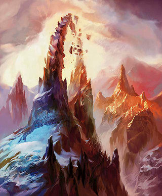 Illustration d'une Mountain Illustration d'une Mountain