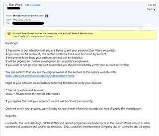 Cliquez sur l'image pour la voir en taille relle

Nom : Swto-pHishing.jpg
Taille : 744x638
Poids : 106,6 Ko
ID : 152072