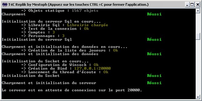 TÉLÉCHARGER SERVEUR T4C 1.60 T4C TÉLÉCHARGER 1.60 SERVEUR