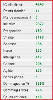 Cliquez sur l'image pour la voir en taille relle

Nom : stats goultar.JPG
Taille : 205x381
Poids : 28,1 Ko
ID : 110174
