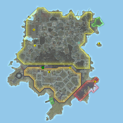 Carte de Mercy Island