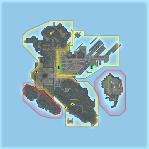 Carte de L'Île du Requin