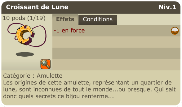 Capture d'écran du Croissant de Lune