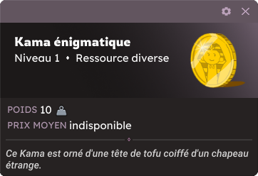 Capture d'écran du Kama énigmatique