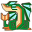 65px MH3U Green Plesioth Icon