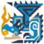 65px MH3U Azure Rathalos Icon