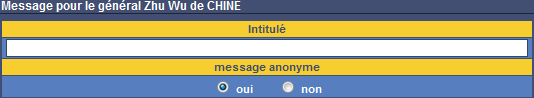 Message anonyme