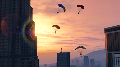 GTA Online - Saut en parachute