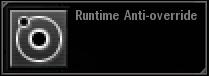 Runtime Anti-Override