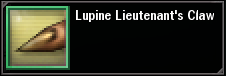 Lupine Lieutenant's Claw