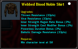 Webbed Blood Noble Shirt