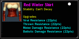 Red Winter Shirt