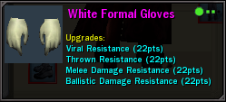White Formal Gloves