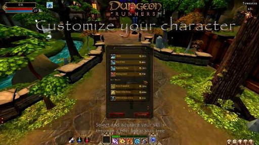 Gameplay de Dungeon Runners