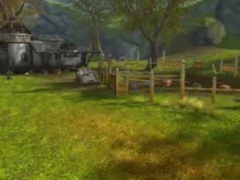 Panoramique d'un village