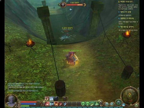 Un sorcier combattant en PvE 1 (CBT)