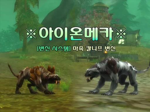 Les transformations dans Aion - La panthère