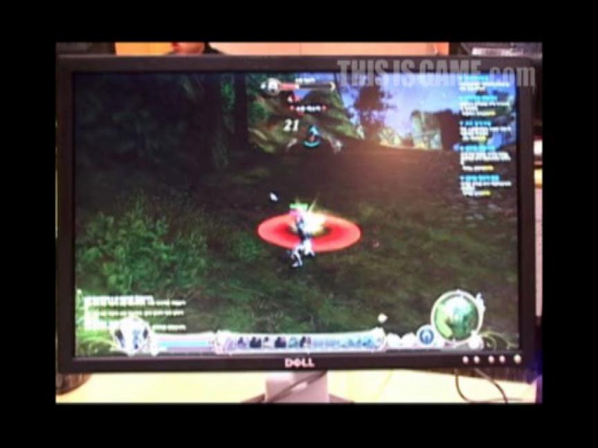 Gladiateur Elyséen en action (PvE)