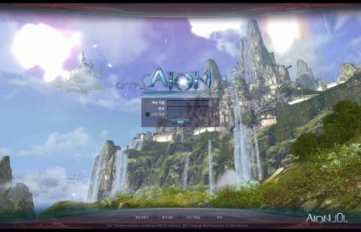Aion, écran de login en version HD