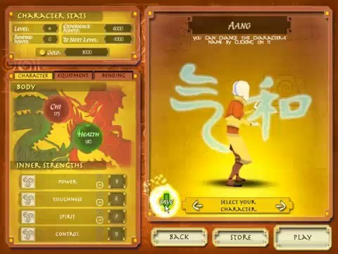 Gameplay d'Avatar: Legends of the Arena