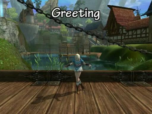 Emotions de personnages dans Ys Online