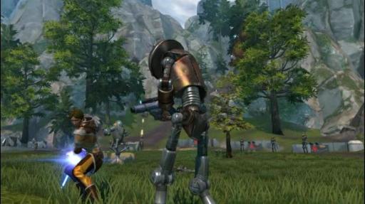 Chevalier Jedi - enchainement