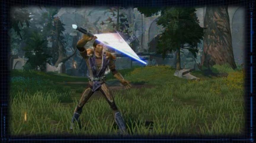 Chevalier Jedi - lancé de sabre