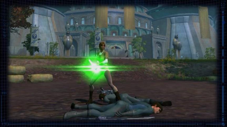Jedi Consulaire - combat au sabre laser à double lame