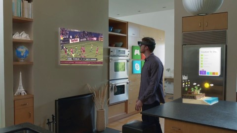 Aperçu des lunettes HoloLens de Microsoft