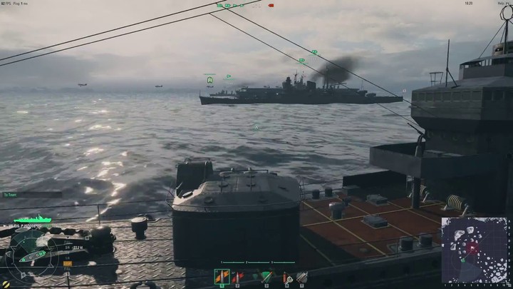 Gameplay de World of Warships : porte avions et torpedo