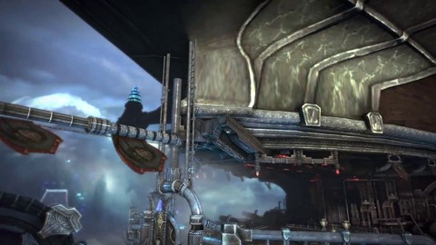 Aperçu de "l'Aéronef volant", le donjon haut niveau de Tera: Fate of Arun