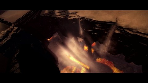 La carte du désert des territoires frontaliers McM dans Guild Wars 2: Heart of Thorns