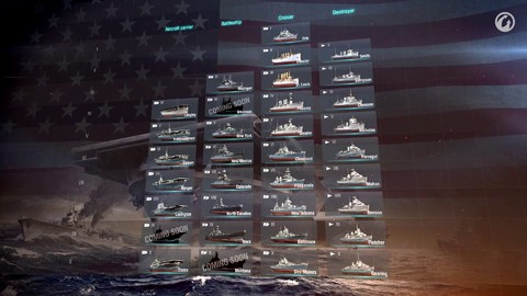 Présentation de la flotte américaine de World of Warships