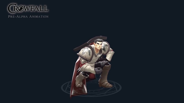 Aperçu de l'animation du Chevalier de Crowfall