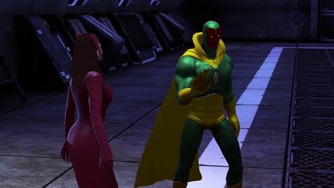 Aperçu des capacités de Vision dans Marvel Heroes