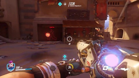 Aperçu du gameplay de Zarya dans Overwatch