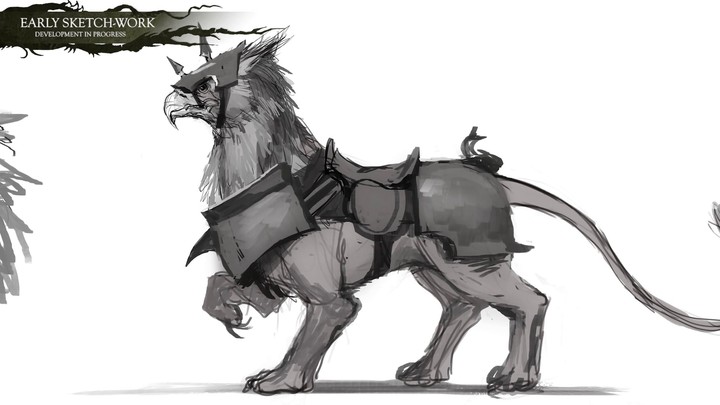 Premier aperçu du Demigryph de Total War Warhammer